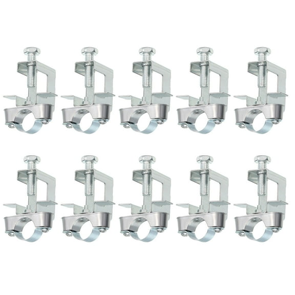 Uxcell 10Pack Conduit Hanger with Beam Clamp Pipe Support Bracket Fit for 3/4"(20mm)