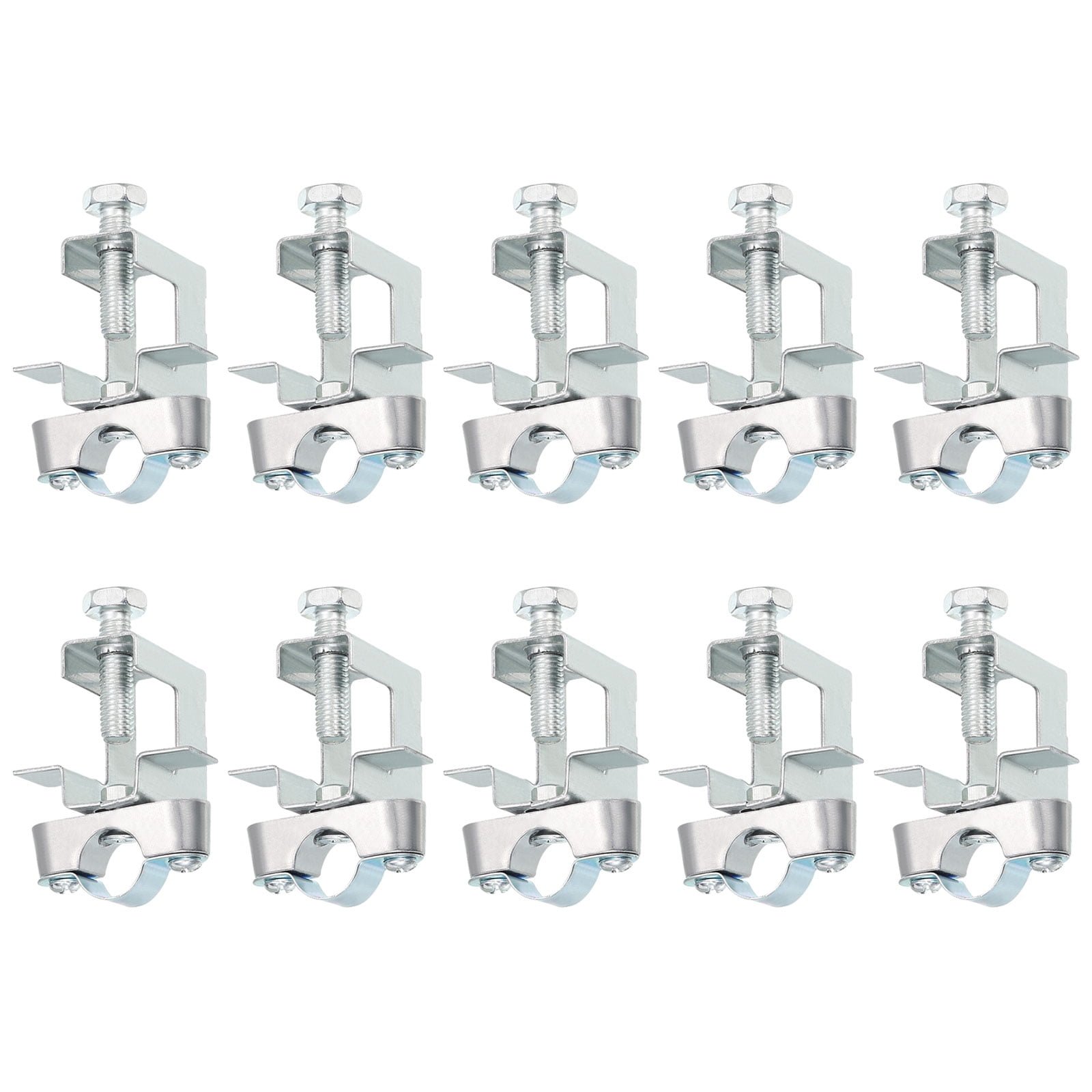 Uxcell 10Pack Conduit Hanger with Beam Clamp Pipe Support Bracket Fit