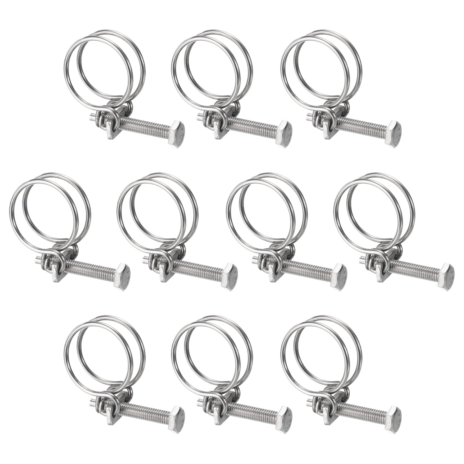 3/8 Hose Clamp 2-Pack 9mm Narrow Band Steel Hose Clamps, 60-80mm Range - Made In Germany, Part HC60-80/9 Cooling System Hoses & Clamps For Ford Mustang