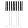 thumbnail image 1 of Uxcell 10Pack Drinking Straw Cleaning Brushes, 10" x 2/8" Nylon Bristles Long Straw Brush for Bottle and Tube (Black), 1 of 6