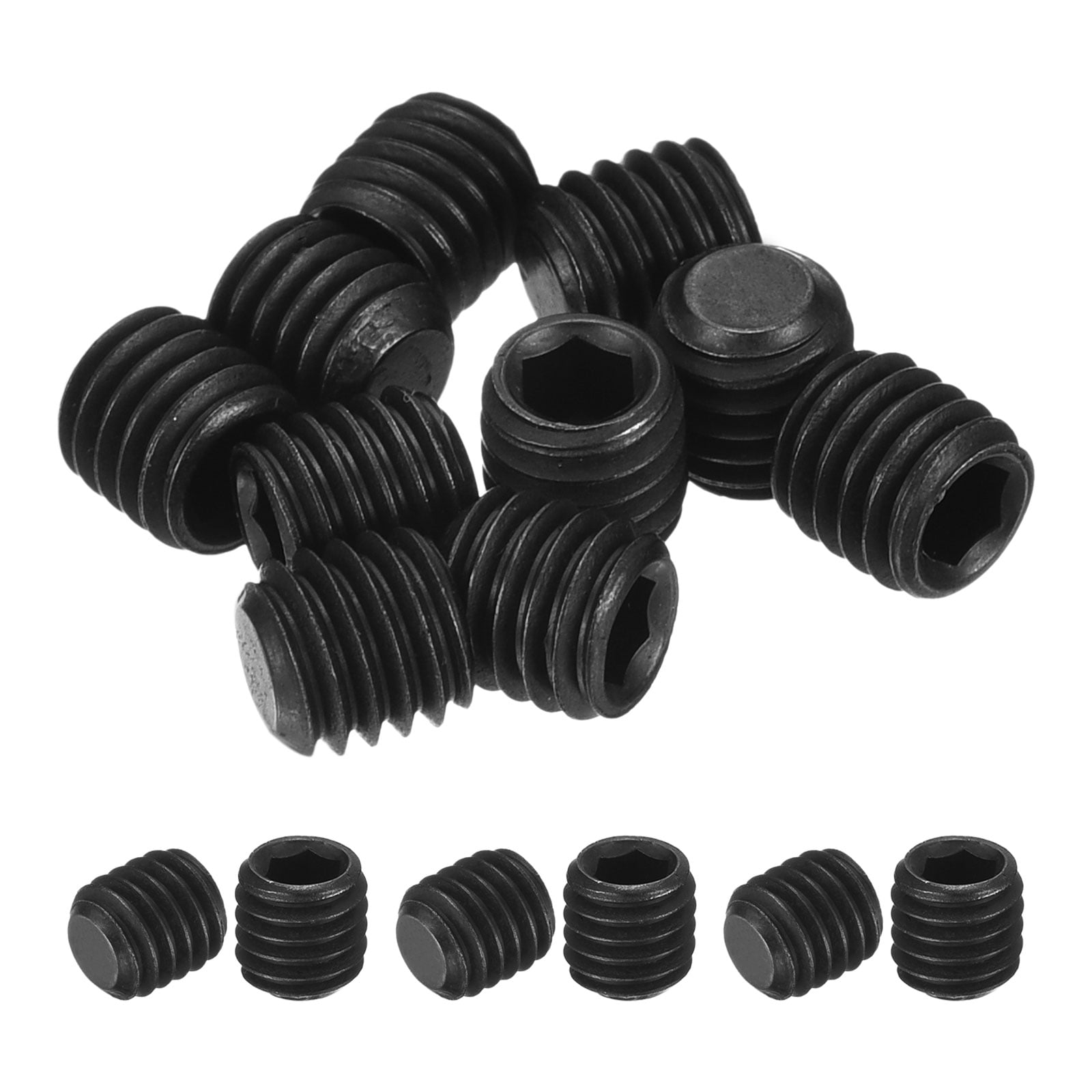 PATIKIL #4-40 x 1 Hex Socket Head Screws, 10Pcs Flat Head Bolts