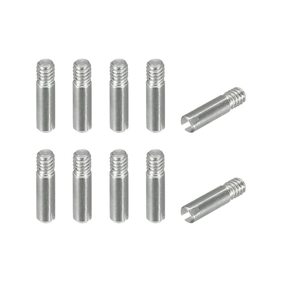 Uxcell 10 pack M2 x 8mm Slotted Cylindrical Pin 304 Stainless Steel Dowel Locating Pin