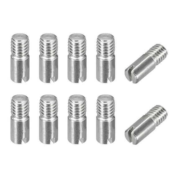 Uxcell 10 pack M3 x 8mm Slotted Cylindrical Pin 304 Stainless Steel Dowel Locating Pin