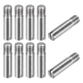 thumbnail image 1 of Uxcell 10 pack M6 x 25mm Slotted Cylindrical Pin 304 Stainless Steel Dowel Locating Pin, 1 of 6