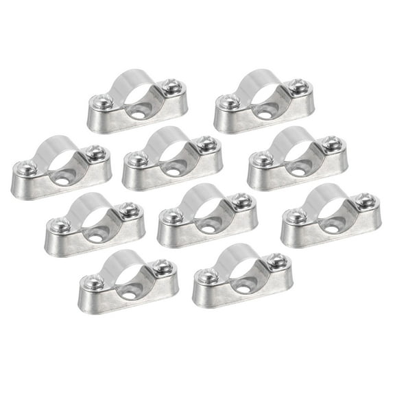 Uxcell 10Pack Pipe Support Pipe Bracket Clamp Wall Mount Ceiling Mount for 16mm Pipe