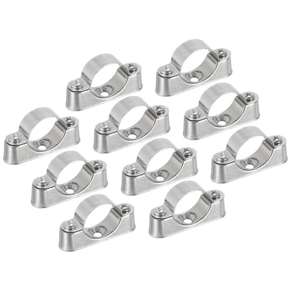 Uxcell 10Pack Pipe Support Pipe Bracket Clamp Wall Mount Ceiling Mount for 25mm Pipe