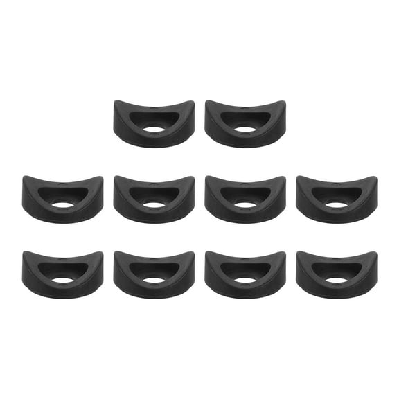 Uxcell 10Pack Plastic Round Washers, 14mm x 50mm x 8mm Black PE Concave Washer