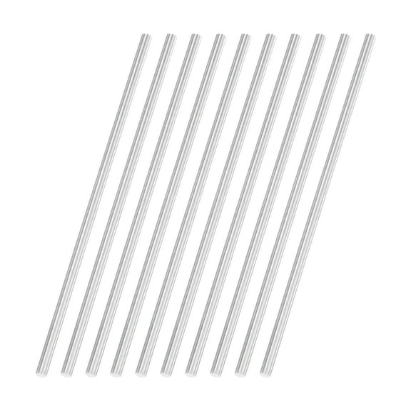 Uxcell 10Pack Round Steel Rods, 2.3mm x 100mm SKD11 Steel Solid Lathe Bar Stock Tool