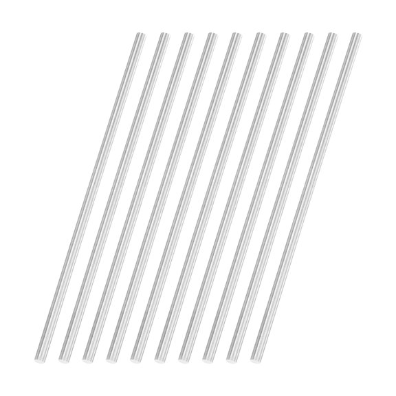 Uxcell 10Pack Round Steel Rods, 3.1mm x 100mm SKD11 Steel Solid Lathe Bar Stock Tool