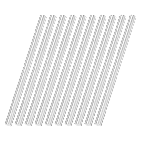 Uxcell 10Pack Round Steel Rods, 5.8mm x 100mm SKD11 Steel Solid Lathe Bar Stock Tool
