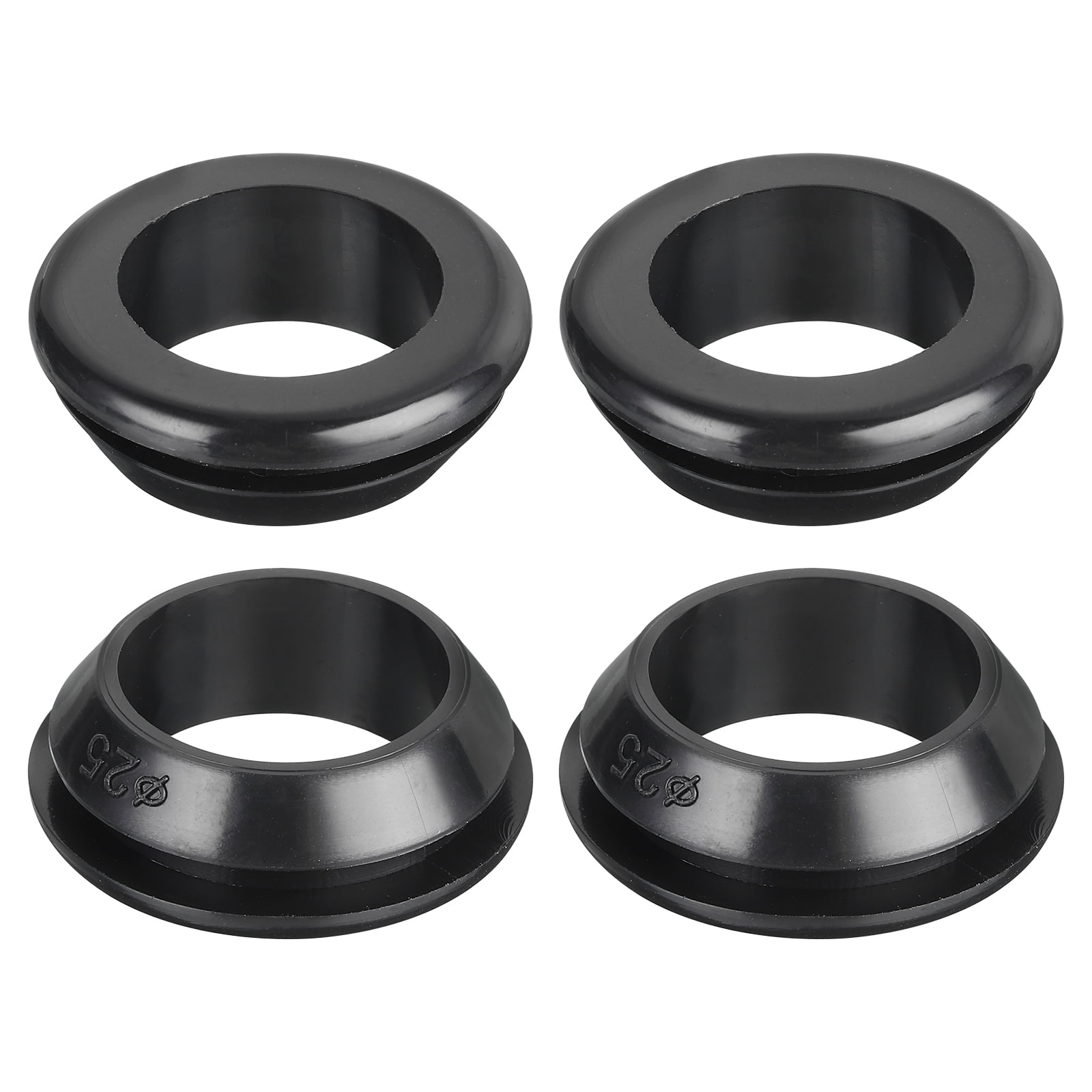 Uxcell 2Pcs Rubber Groets 1-1/2"(38) Drill Hole, 1-1/8"(28) ID