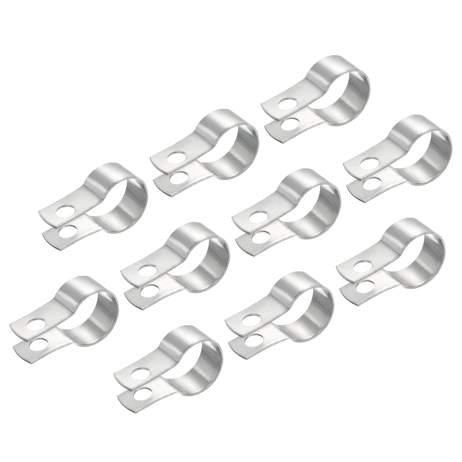 Uxcell 10Pack Split Ring Hanger Pipe Strap Pipe Clamps Bracket Support