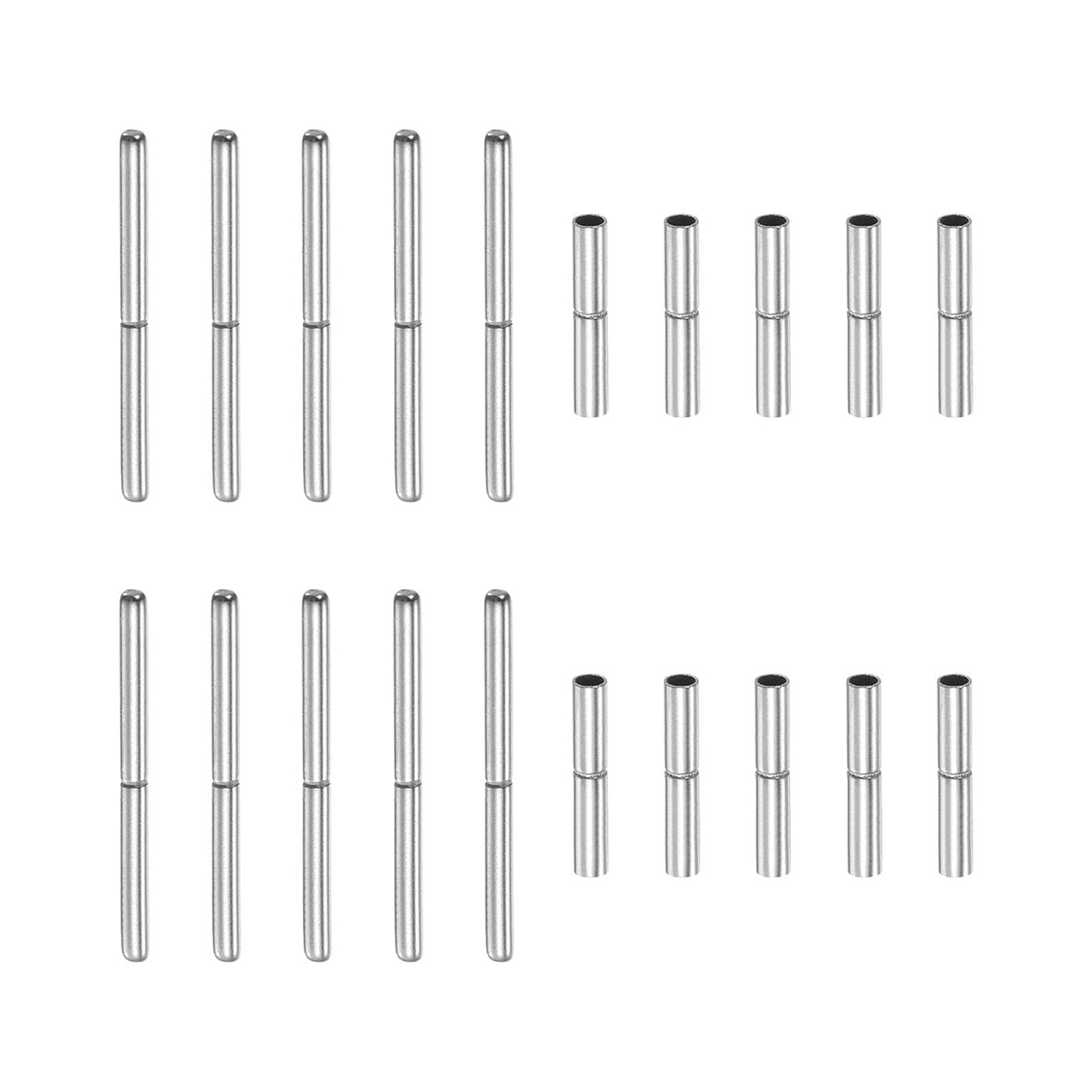 Uxcell 10Pack Watch Strap Tubes Pins, 1.3mm Tube Dia, 15mm Pin Length ...
