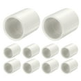 thumbnail image 1 of Uxcell 10Pcs 1 1/4" Pipe Coupling Fitting, SCH40 (Socket x Socket) Furniture Grade Slip Socket Connectors, Straight Pressure Pipe Fittings for Home Use, Irrigation, Industrial, 1 of 7