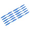 thumbnail image 1 of Uxcell 10Pcs 1045 RC Propellers Blade Prop 2 Vane 25.4cm Dia Plastic for RC Quadcopter, Blue with 6 Plastic Washers, 1 of 6