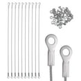 thumbnail image 1 of Uxcell 10Pcs 12" Cabinet Door Restraint with Screws, 304 Stainless Steel Cupboard Door Protector Hinge Limiter, 1 of 6