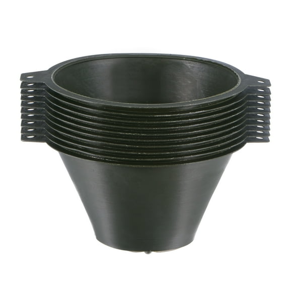 Uxcell 10Pcs 150um 100mmx65mm Cone Paint Screen Funnel Metal Mesh Dark Green Paint Strainer