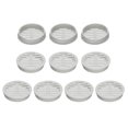 thumbnail image 1 of Uxcell 10Pcs 50mm/2in Air Vents Round Soffit Vents, Light Grey Soffit Vent Cover for Bathroom, 1 of 5