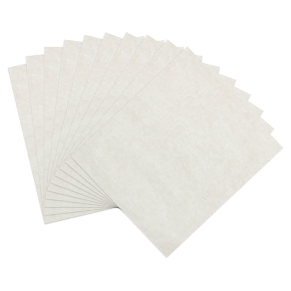 Uxcell 10Pcs A4 Mulberry Paper, Natural Wood Fiber Semi-Prepared Rice Paper Sheets Handmade Decoupage Art Tissue for Calligraphy DIY Drawing Writing Scrapbooking, Vintage Style 8.3"x11.7"
