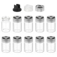 thumbnail image 1 of Uxcell 10Pcs Clear Glass Sample Vials, Small Liquid Bottles Black 5ml, 1 of 7
