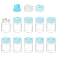 thumbnail image 1 of Uxcell 10Pcs Clear Glass Sample Vials, Small Liquid Bottles Blue 3ml, 1 of 7