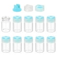 thumbnail image 1 of Uxcell 10Pcs Clear Glass Sample Vials, Small Liquid Bottles Blue 5ml, 1 of 7