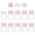 thumbnail image 1 of Uxcell 10Pcs Clear Glass Sample Vials, Small Liquid Bottles Pink 3ml, 1 of 7