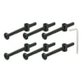 thumbnail image 1 of Uxcell 10Pcs Hex Socket Head Screws Bolts Barrel Nuts, M6 x 70mm Socket Furniture Bed Bolt Barrel Nuts with Wrench, 1 of 6