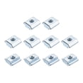 thumbnail image 1 of Uxcell 10Pcs M6 T Nuts Tee Sliding Slot Nuts T-Slot Nut for 4545 Series, 1 of 5