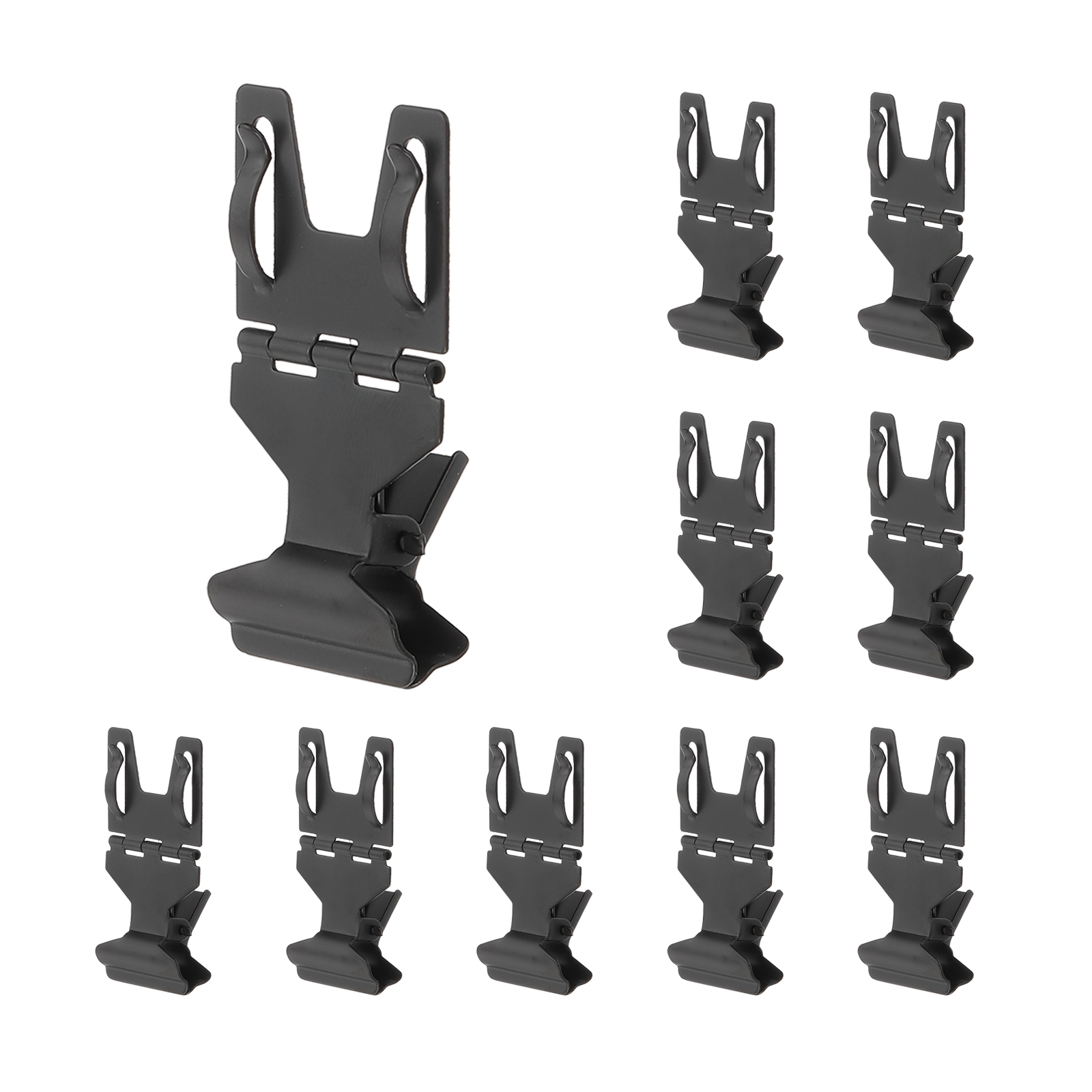 Uxcell 10Pcs Metal Sign Clips Rotatable Sign Holder Stand Clips for ...