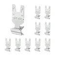 thumbnail image 1 of Uxcell 10Pcs Metal Sign Clips Rotatable Sign Holder Stand Clips for Supermarket Retail Display Silver Tone, 1 of 6