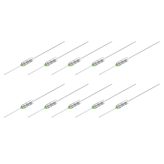 Uxcell 10Pcs Metal Temperature Thermal Fuse RY229 229 C 444.2 F 10A 250V Cutoff Thermal Fuse