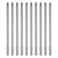 thumbnail image 1 of Uxcell 10Pcs PH2 6.0 Phillips Screwdriver Bit 1/4" Hex Shank Magnetic Power Drill Bits, 1 of 6