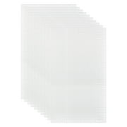 Plastic Mesh Canvas Sheets Blank Canvas White for Embroidery Needlepoint, Knit Crochet Yarn Crafting, 7.87x12.6