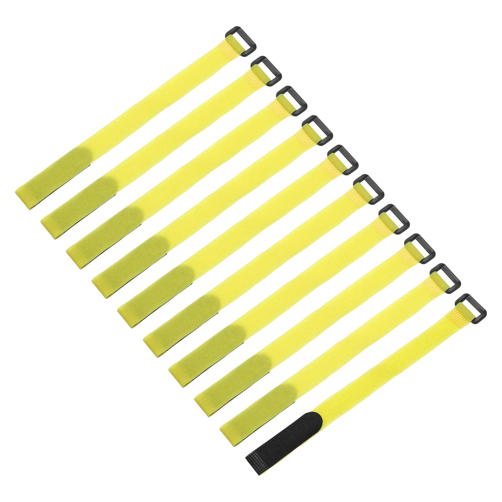 Sourcing Map 8Pcs Reusable Battery Tie Down Straps,0.8x10 Red Nylon