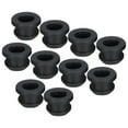 thumbnail image 1 of Uxcell 10Pcs Snap Rubber Grommet Plug Mount Dia 11mm ID 8mm Seal Anti-Scratch Electrical Box Cable Pipe Black, 1 of 6