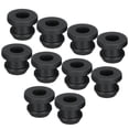 thumbnail image 1 of Uxcell 10Pcs Snap Rubber Grommet Plug Mount Dia 8mm ID 5.5mm Seal Anti-Scratch Electrical Box Cable Pipe Black, 1 of 6