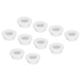 thumbnail image 1 of Uxcell 10Pcs T Type Rubber Grommet Mount Dia 29mm 36x19x13mm Seal Protection Flexible Hole Plugs Cable Pipe White, 1 of 5