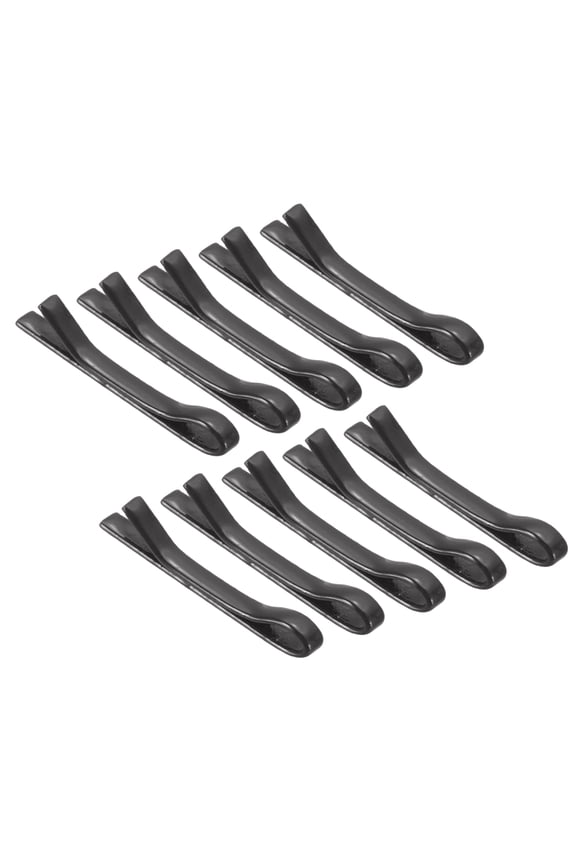 10Pcs Tiny Doll Hair Pins, 0.43" Nickel Mini Metal Hair Clips Bobby Pins