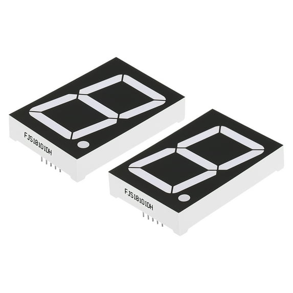 Uxcell 10Pin 1.5"x2.2"x0.4" Common Anode 5.4V LED Display Digital Tube Red 2 Pack
