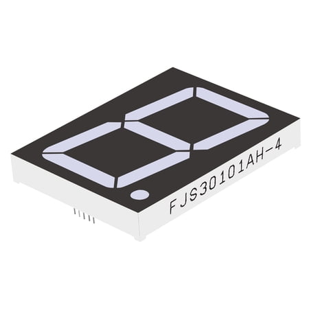 Uxcell 10Pin 2.6"x3.4"x0.5" Common Cathode 7.2V LED Display Digital Tube Red 1 Pack