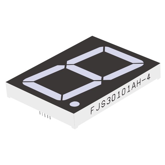 Uxcell 10Pin 2.6"x3.4"x0.5" Common Cathode 7.2V LED Display Digital Tube Red 1 Pack