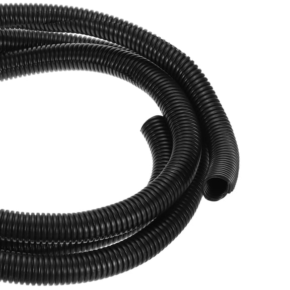 Uxcell 10ft 1 Inch Black Wire Loom Split Tubing Cord Protectors Flexible Conduit