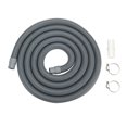 thumbnail image 1 of Uxcell 10ft Universal Wash Machine Drain Hose PP Gray, 1 of 7