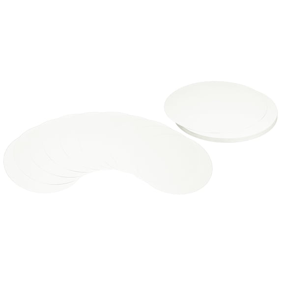 Uxcell 10inch Circle Card Stock, 36Pcs Round Shape Cutouts Paper, White