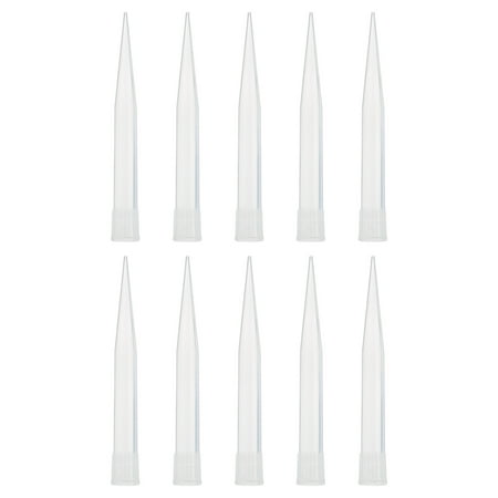 Uxcell 10ml Pipette Tips, 100 Pcs Plastic Autoclavable Universal Wide Mouth for Laboratory, White