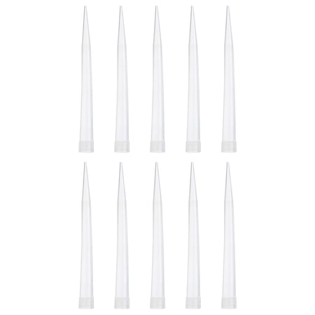 Uxcell 10ml Pipette Tips, 100 Pcs Plastic Autoclavable for Laboratory, White