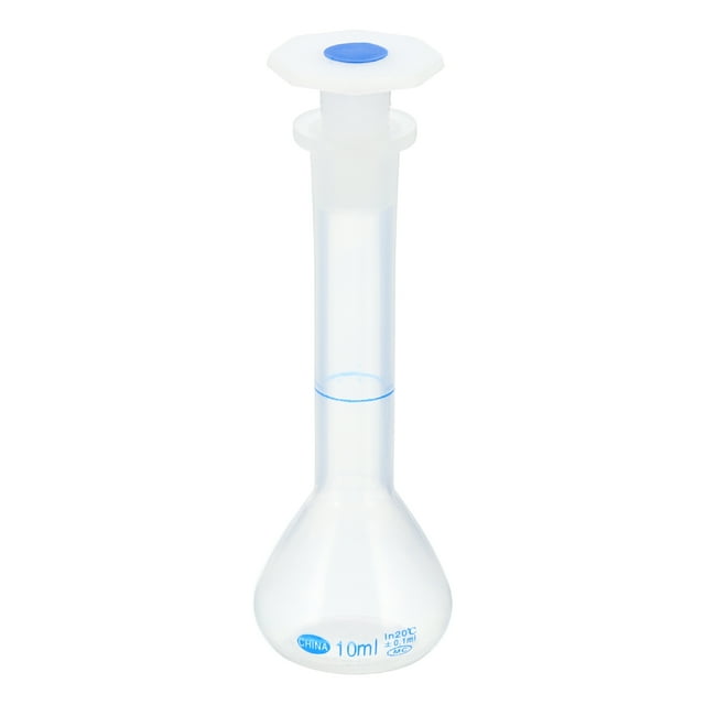 Uxcell 10ml Tolerance 0.3ml Polypropylene Graduated Volumetric Flask ...