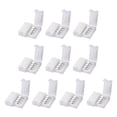thumbnail image 1 of Uxcell 10mm 4P LED Strip Connector Solderless for 5050 3528 RGB 4 Conductor Strip Lights Strip to Strip 10Pcs, 1 of 3