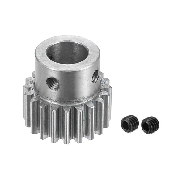Uxcell 10mm Aperture 20T Mod 1 Stainless Steel Spur Diff Differential Motor Pinion Gear